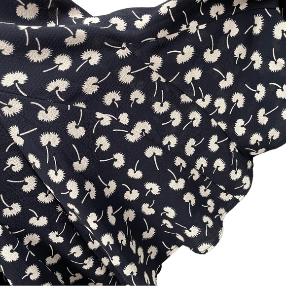 TALBOTS FLORAL DRESS | Navy | Size 4 - Picture 4 of 7